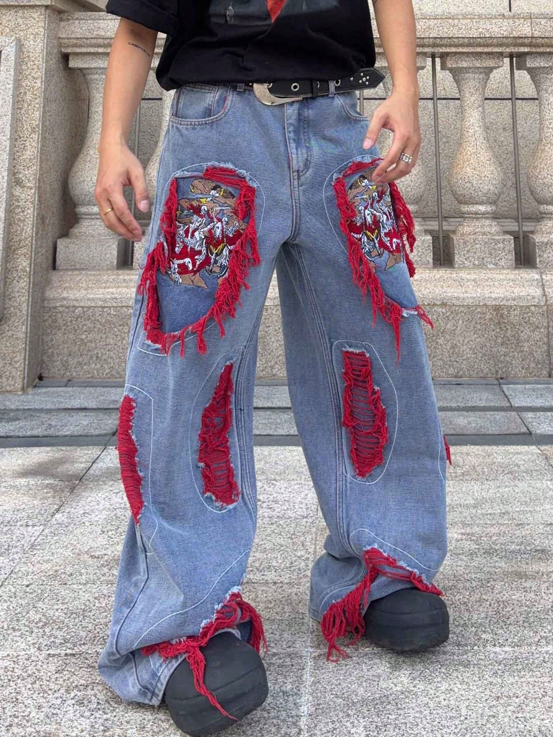 Jeans SHEIN, albastru