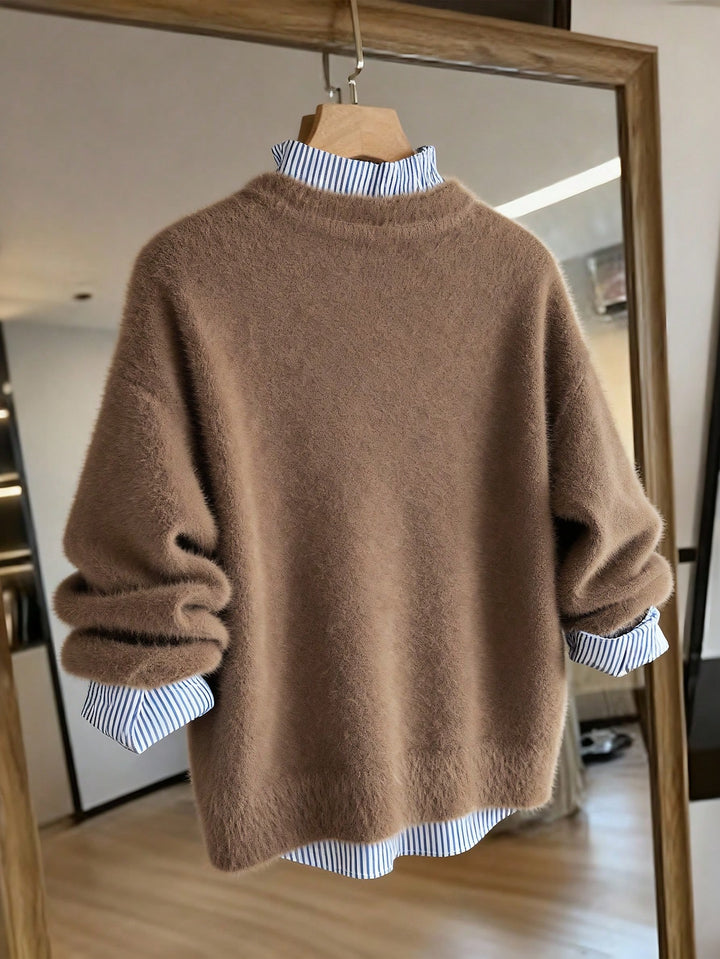 Cardigan SHEIN, maro