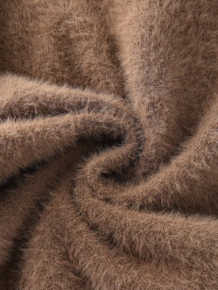 Cardigan SHEIN, maro