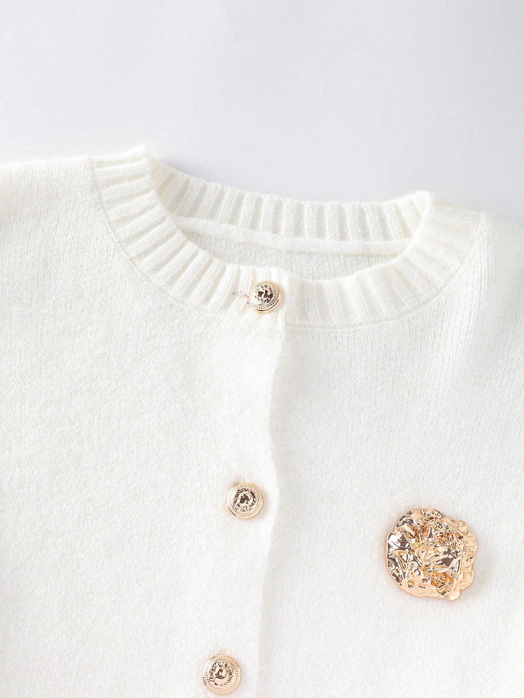 Cardigan SHEIN, alb