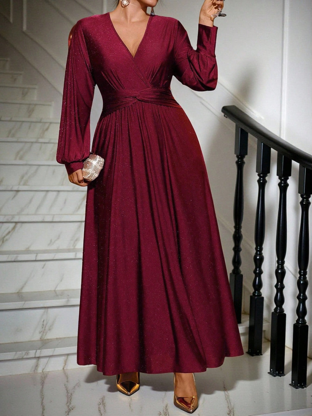 Rochie SHEIN, vișiniu