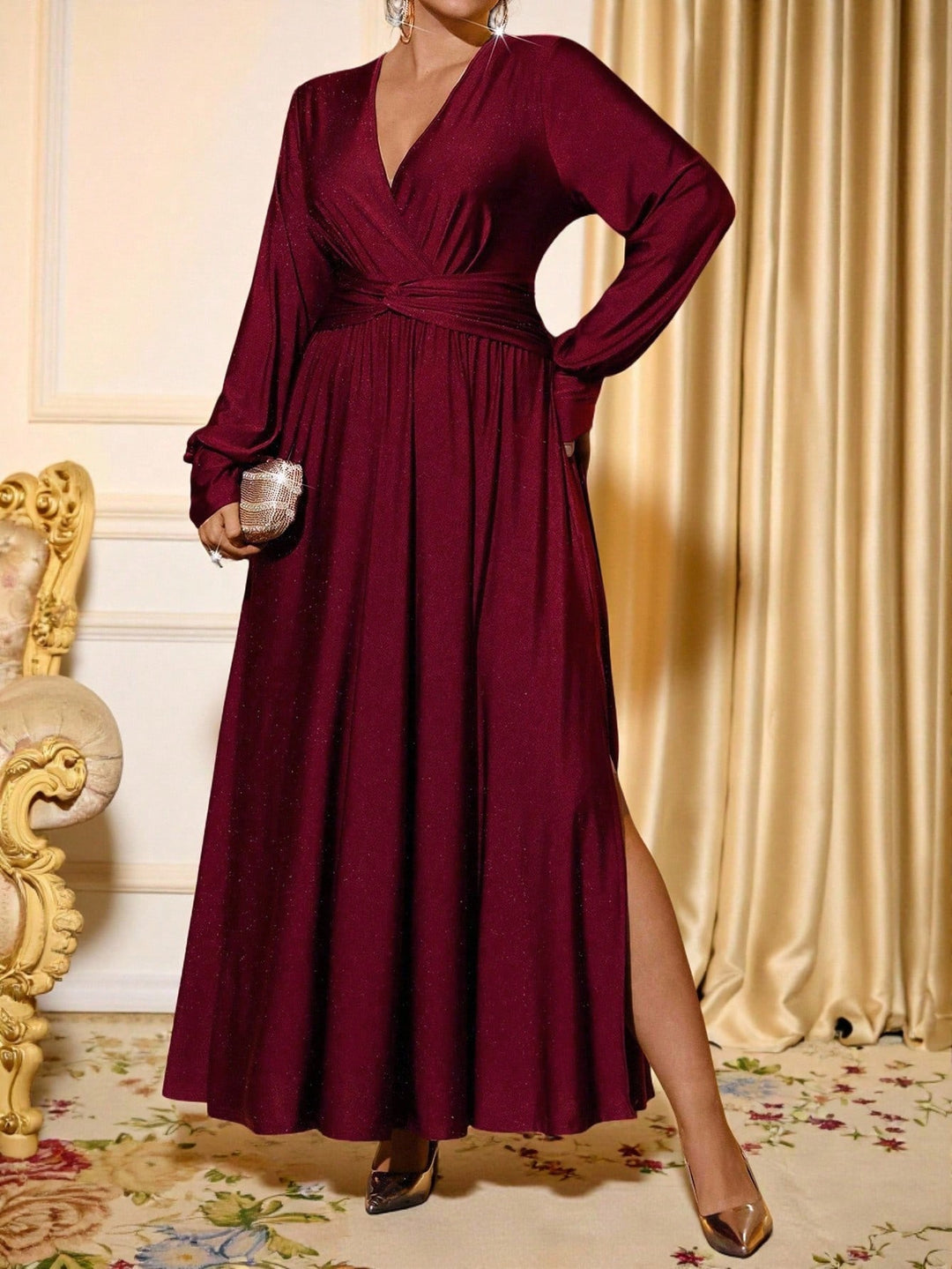 Rochie SHEIN, vișiniu