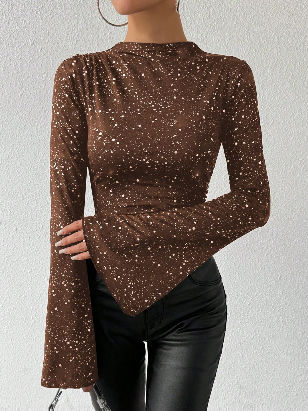 SHEIN Blúz, barna