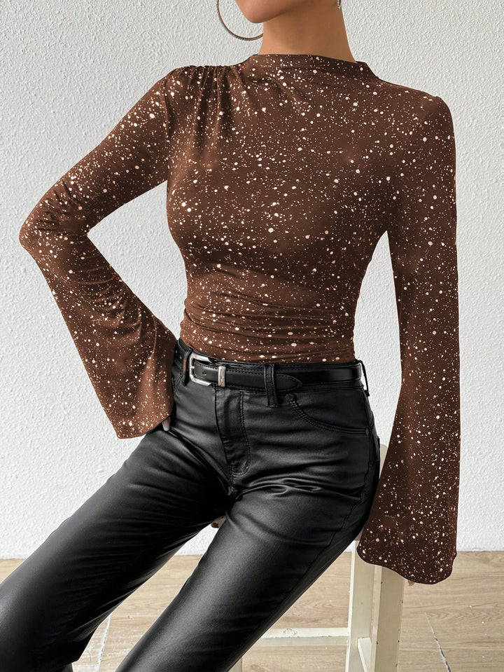 SHEIN Blúz, barna