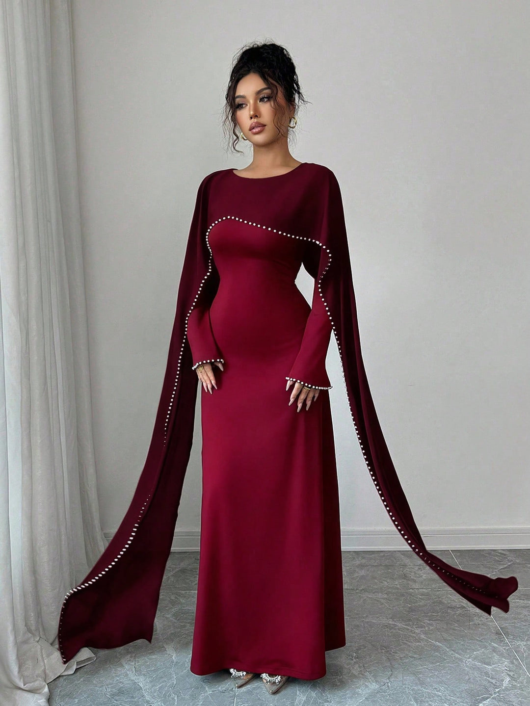 Rochie maxi SHEIN, roșu