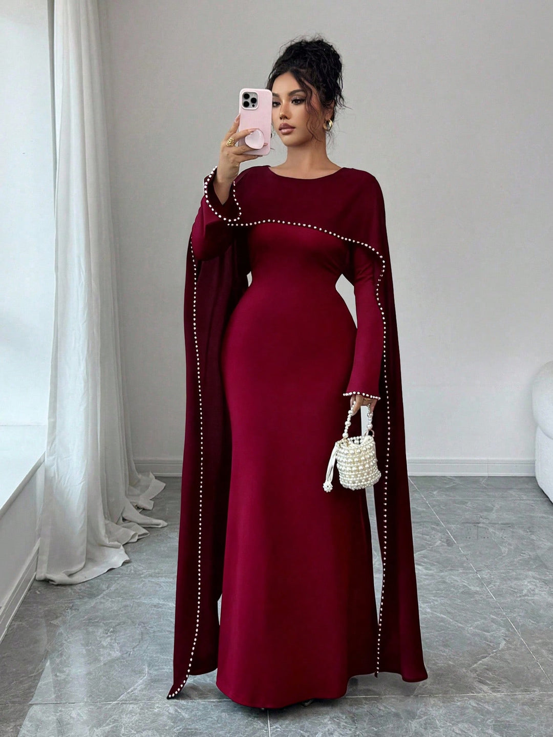 Rochie maxi SHEIN, roșu