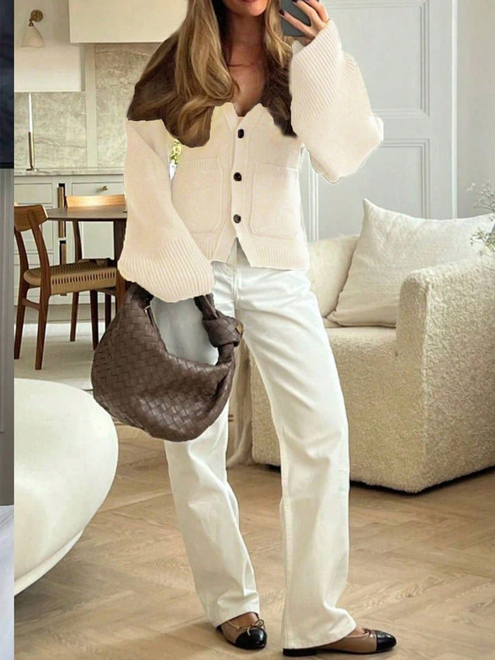 Cardigan SHEIN, alb