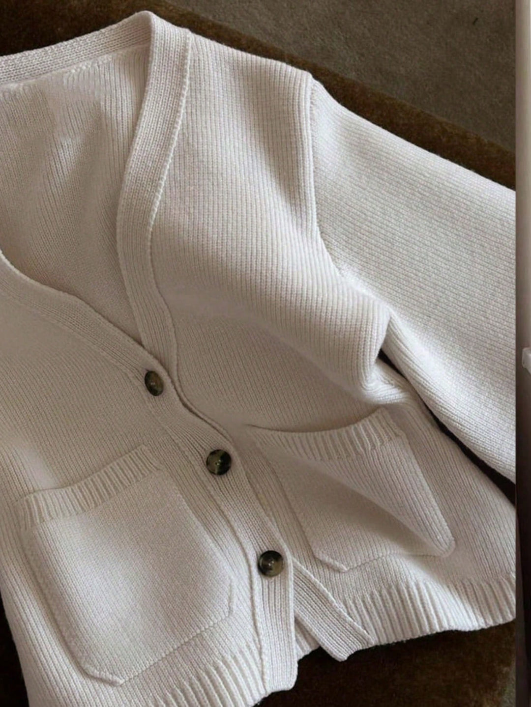 Cardigan SHEIN, alb