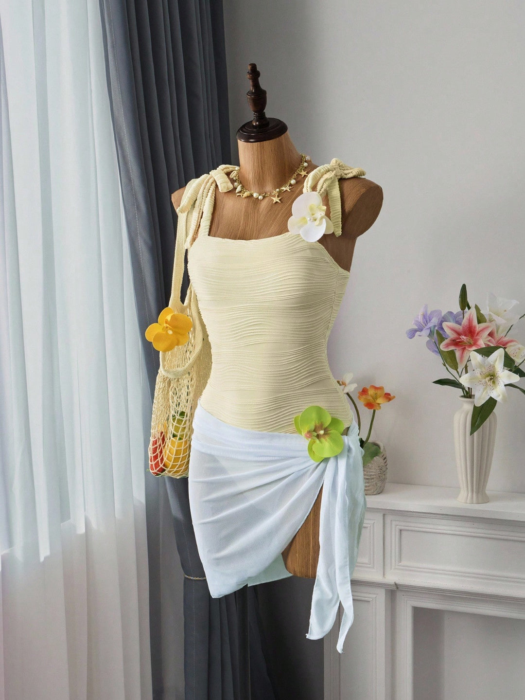 SHEIN kezeslábas, khaki