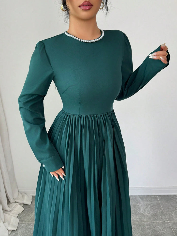 Rochie maxi SHEIN, verde