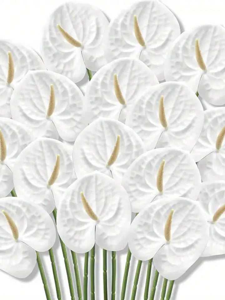 Floari artificiale SHEIN, alb