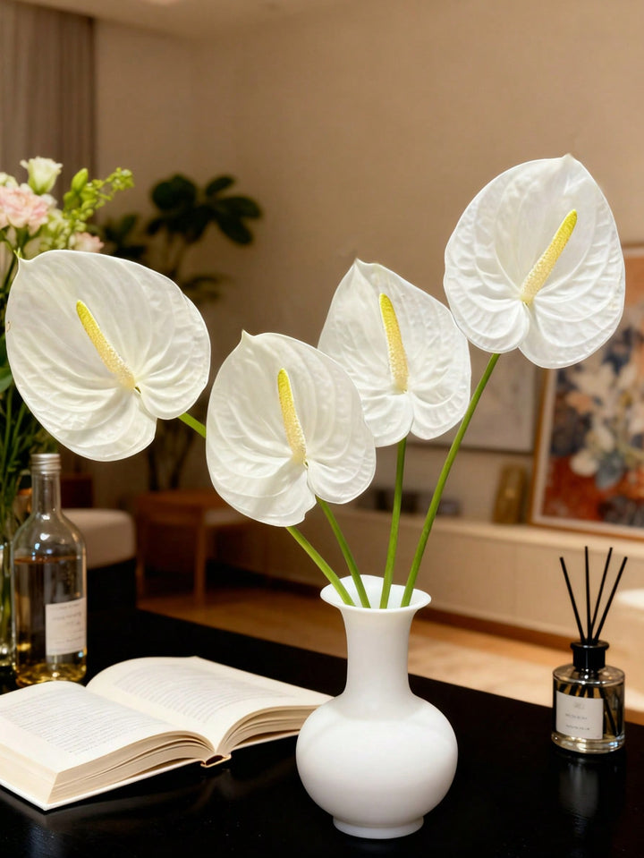 Floari artificiale SHEIN, alb