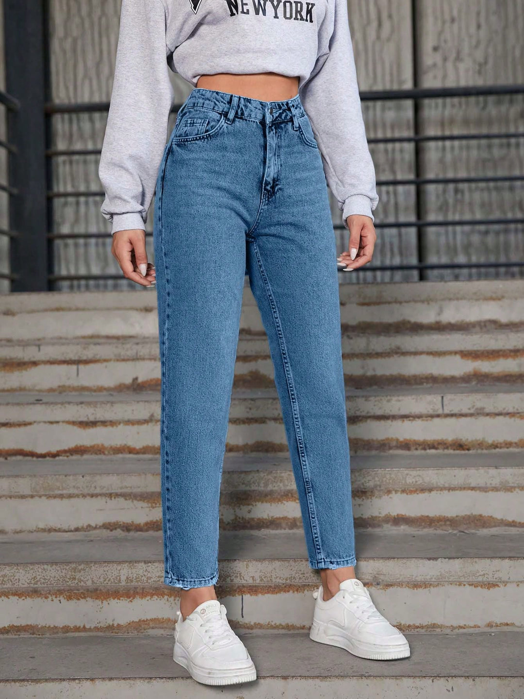 Jeans SHEIN, albastru