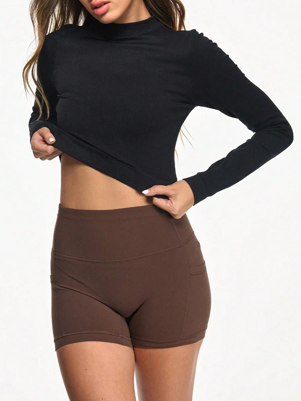 SHEIN sporttop, fekete
