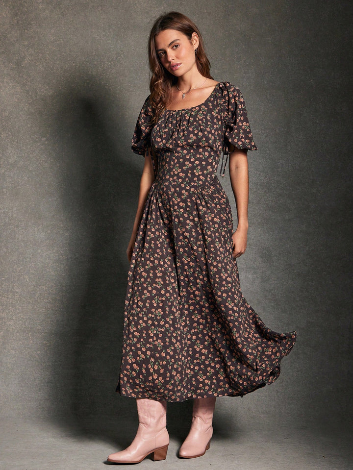 Rochie maxi SHEIN, mix culori
