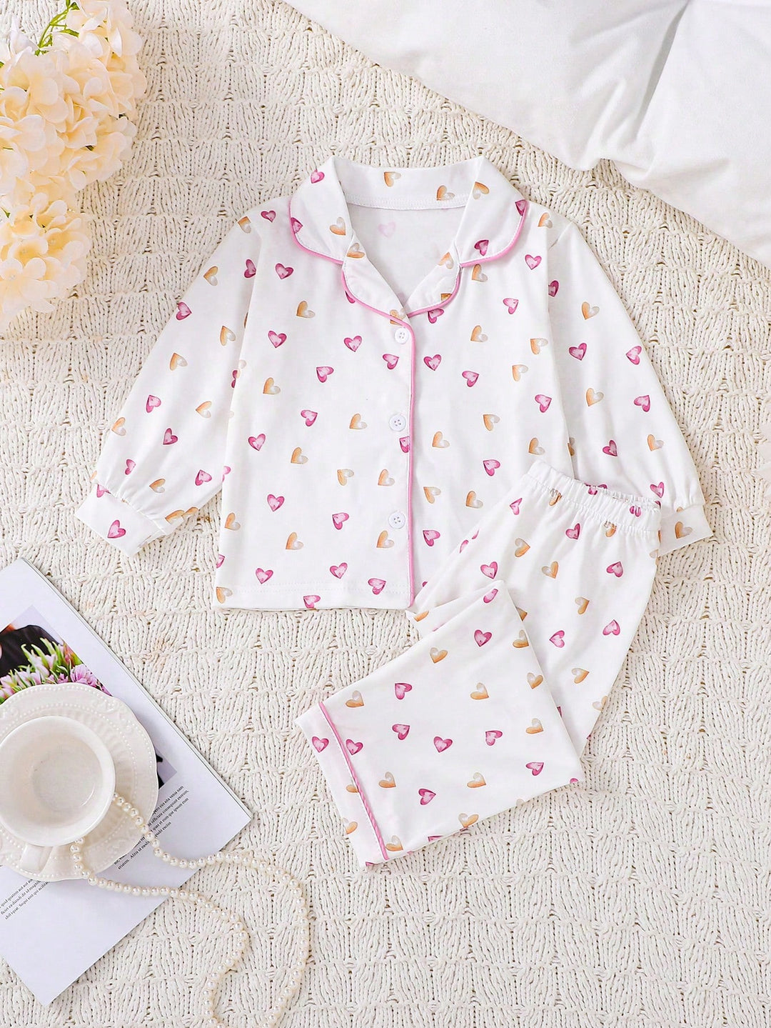Compleu pijamale SHEIN, mix culori