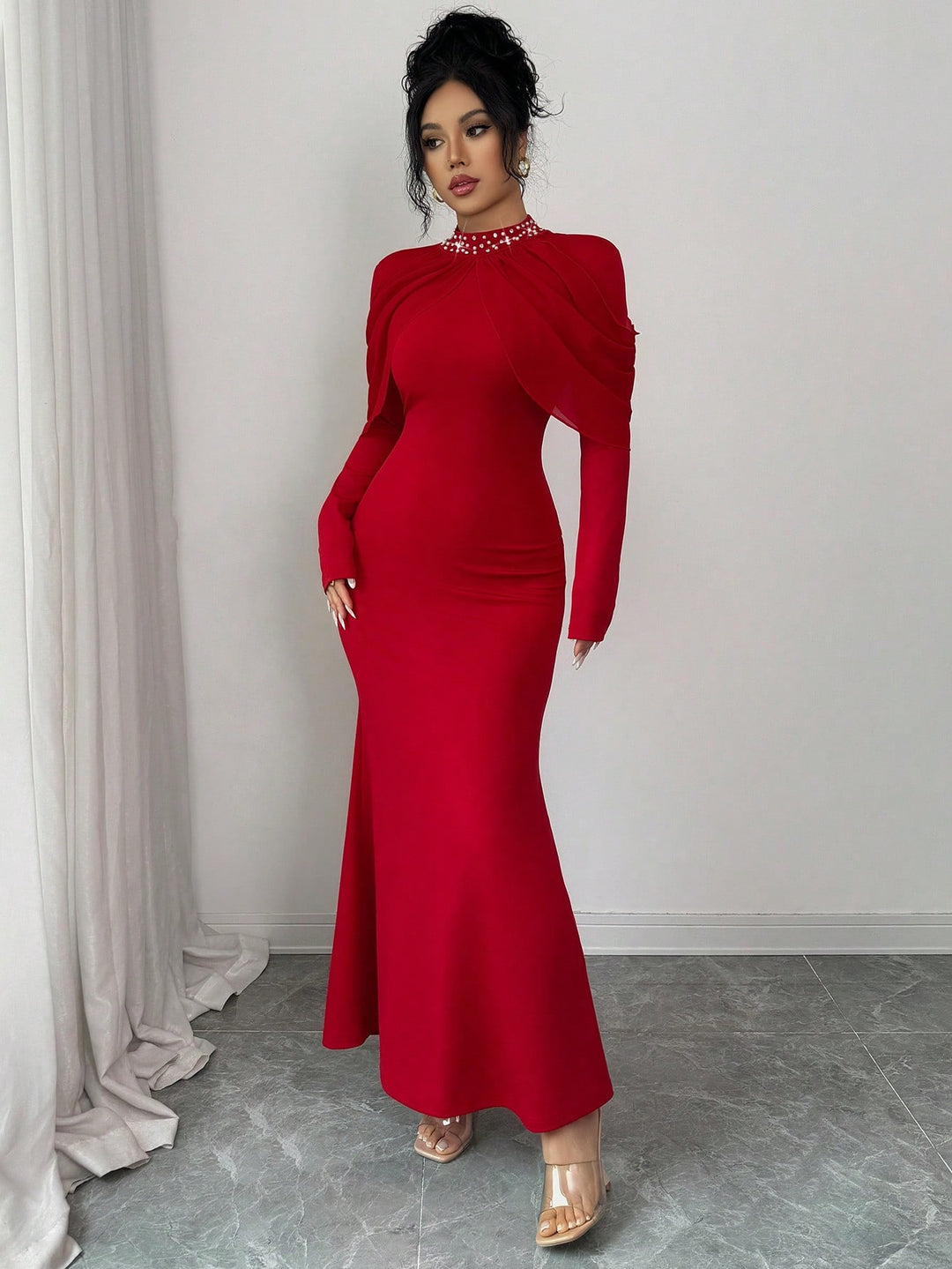 Rochie de ocazie SHEIN, roșu