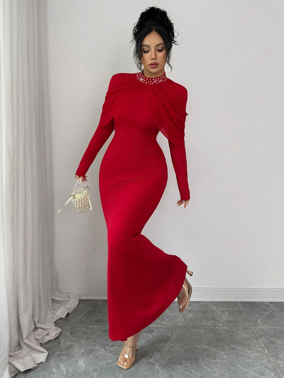 Rochie de ocazie SHEIN, roșu