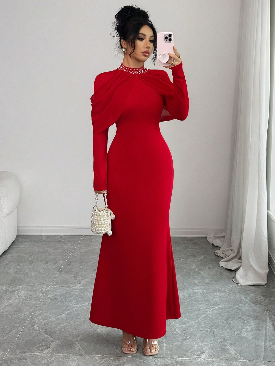 Rochie de ocazie SHEIN, roșu