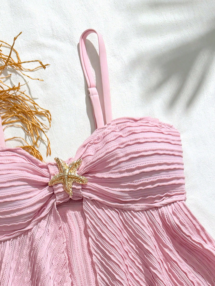 Set bikini SHEIN, roz