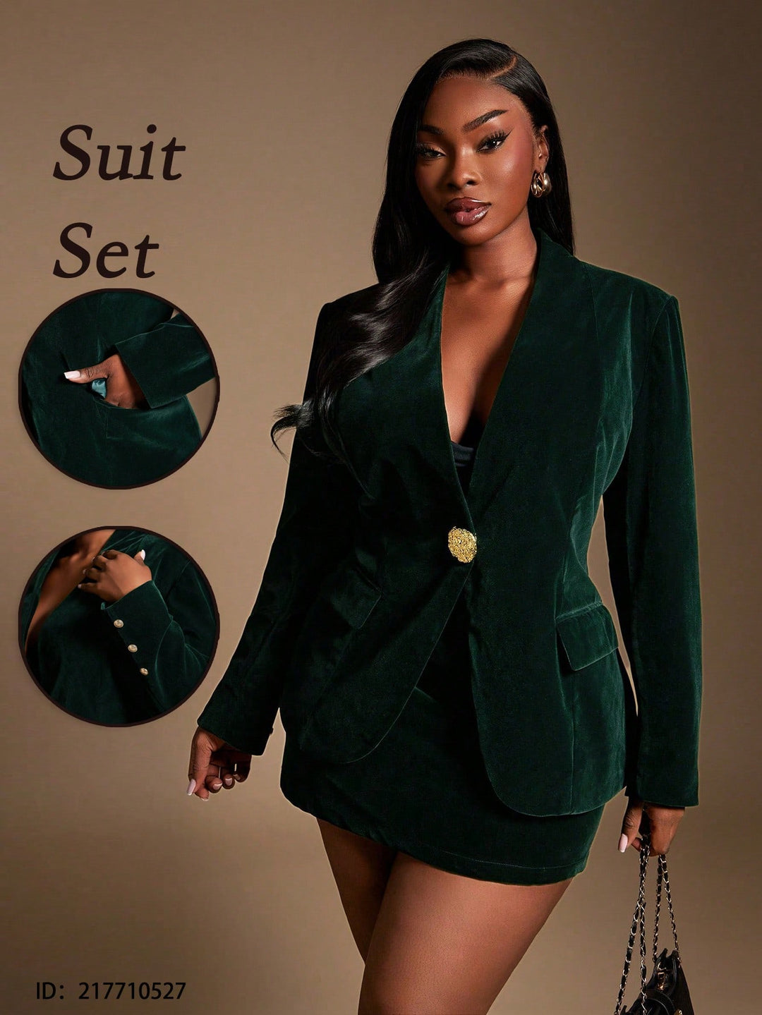 Costum SHEIN, verde