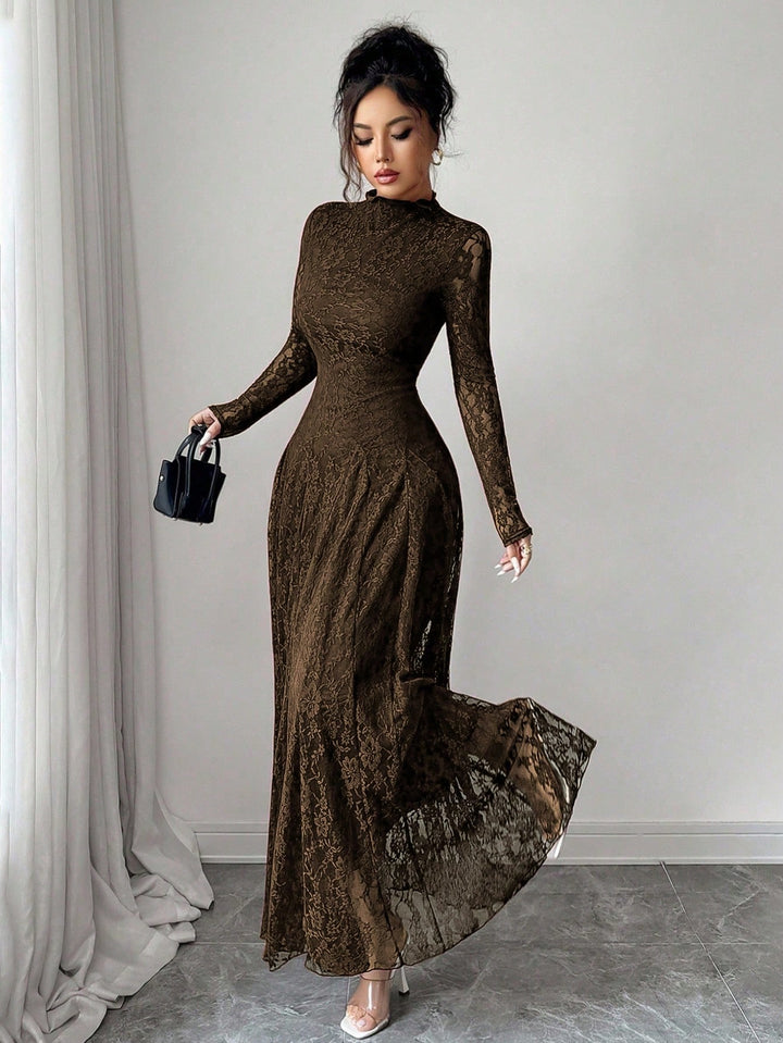 Rochie maxi SHEIN, maro