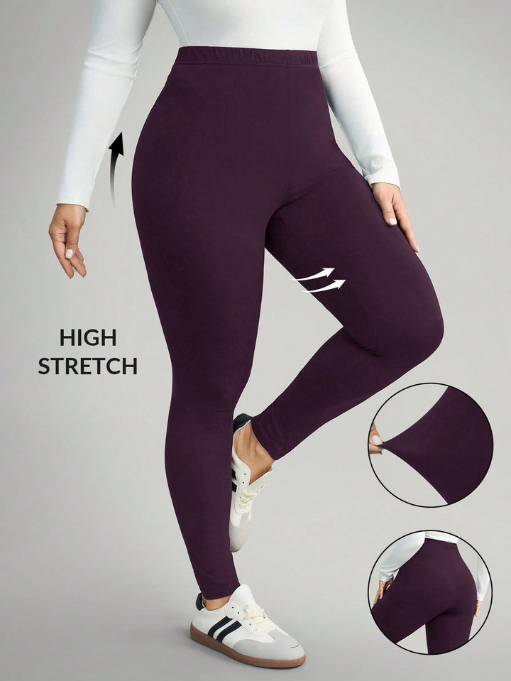 SHEIN bordó leggings