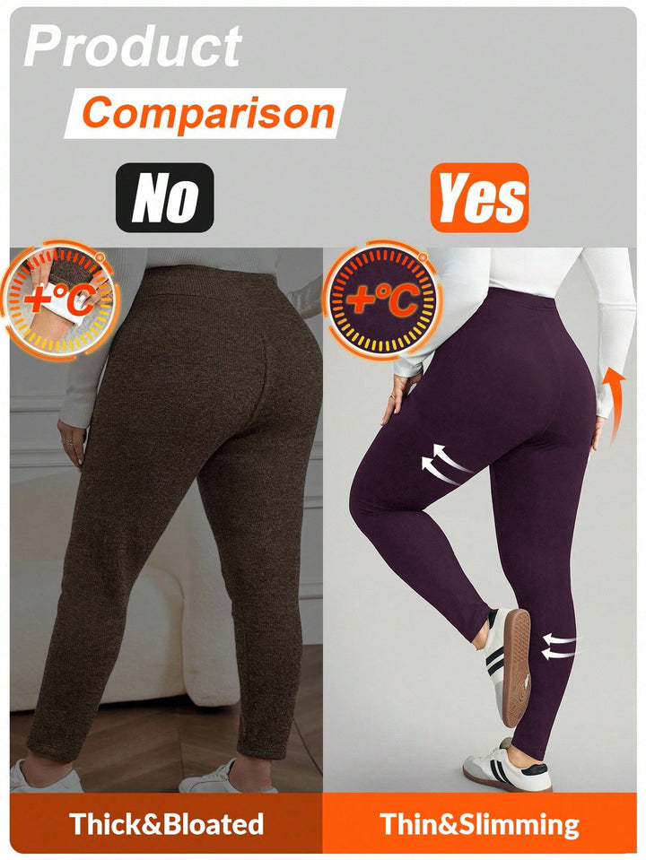 SHEIN bordó leggings
