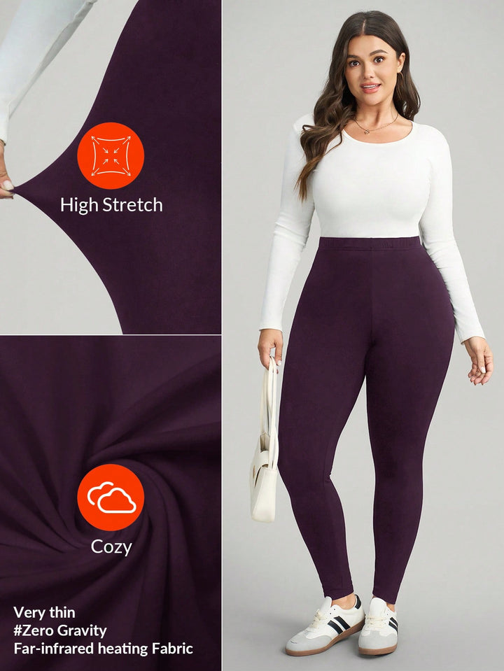 SHEIN bordó leggings