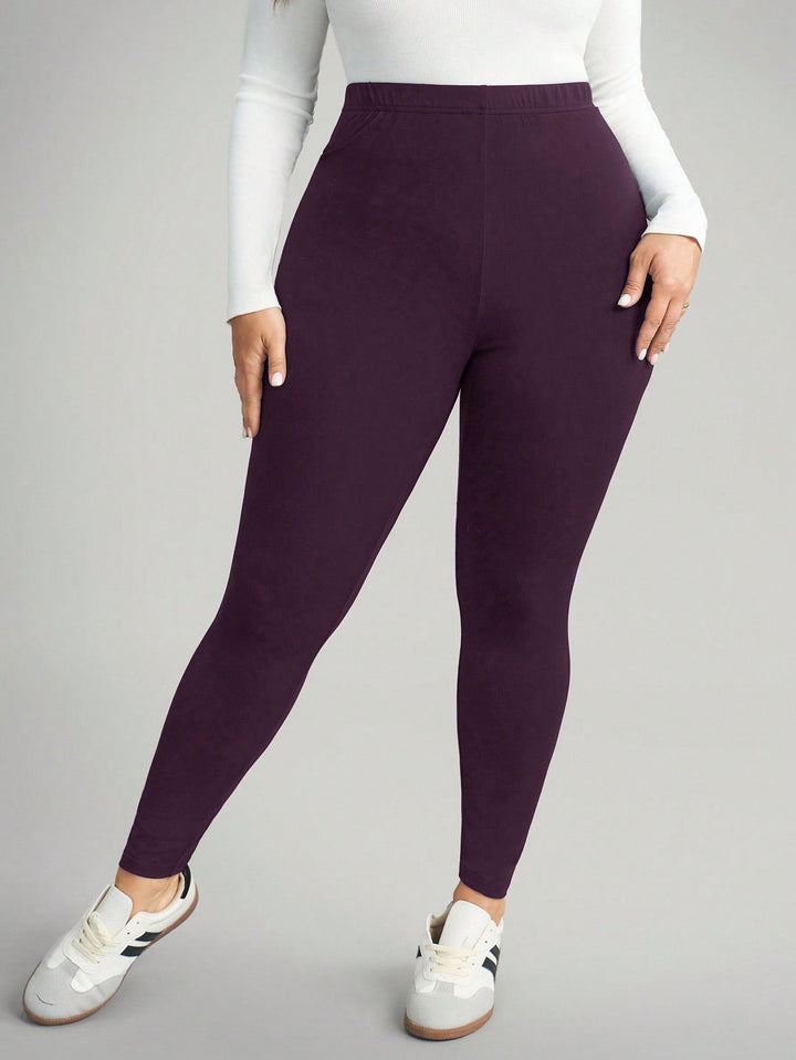 SHEIN bordó leggings