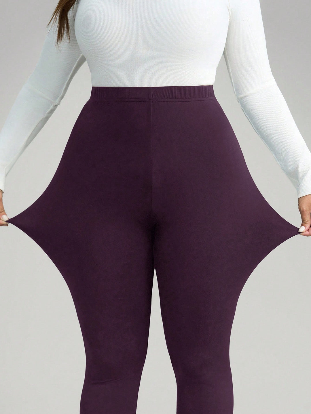 SHEIN bordó leggings