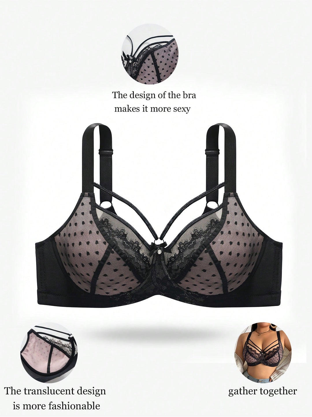 Sutien SHEIN, mix culori