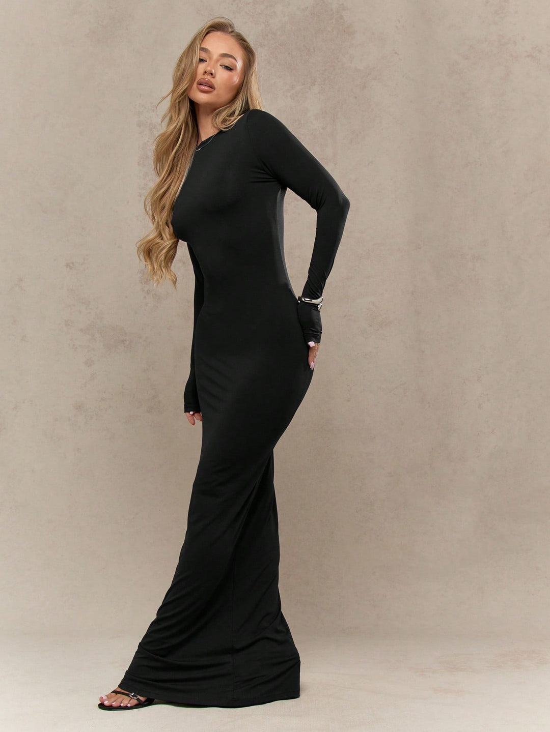 Rochie maxi SHEIN, negru
