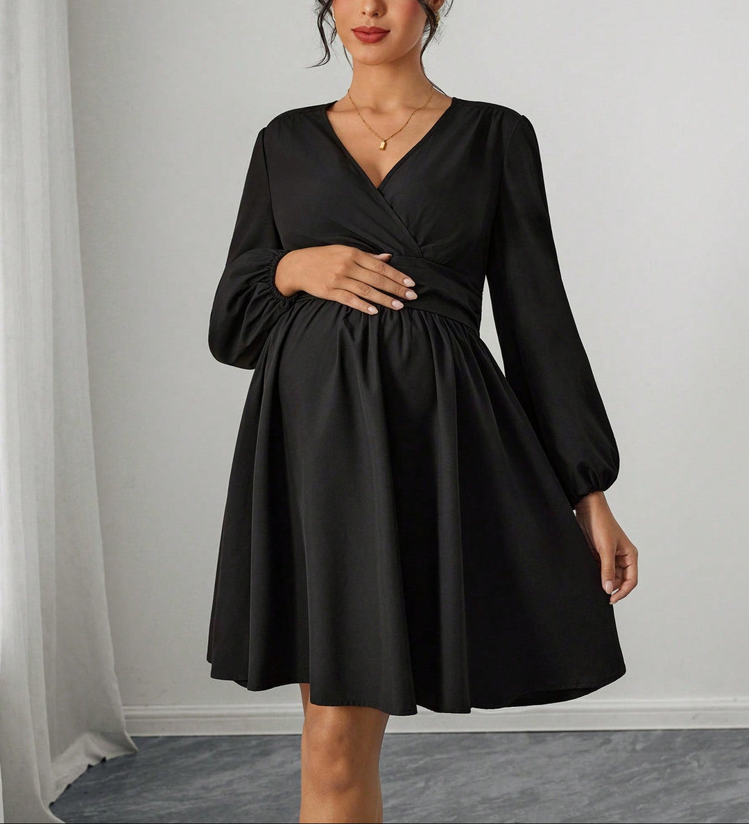 SHEIN mini ruha, fekete