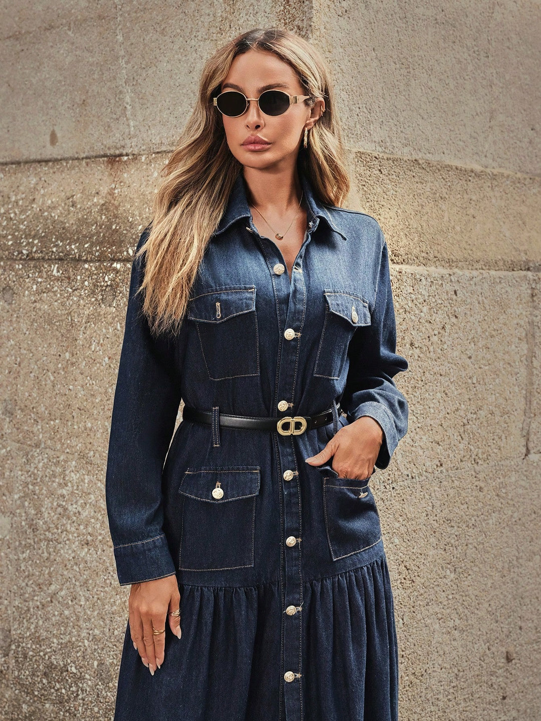 Rochie Shein, Albastru