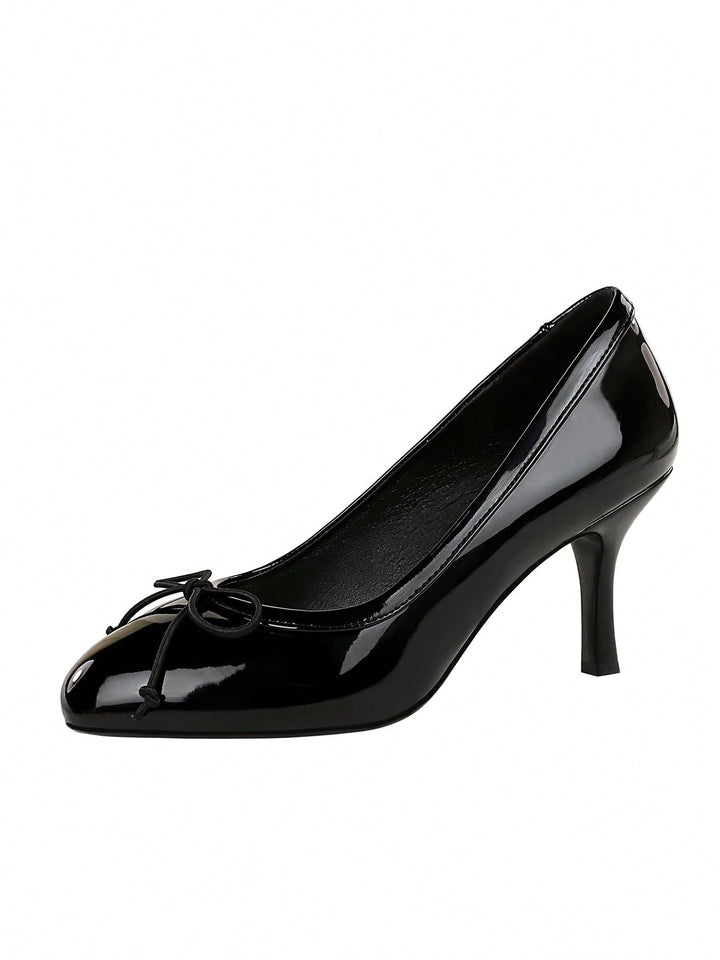 Pantofi cu toc SHEIN, negru