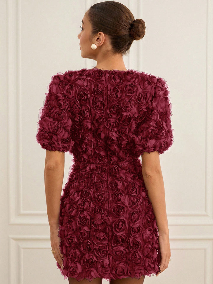 Rochie mini SHEIN, vișiniu