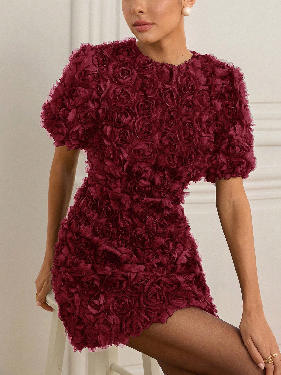 Rochie mini SHEIN, vișiniu