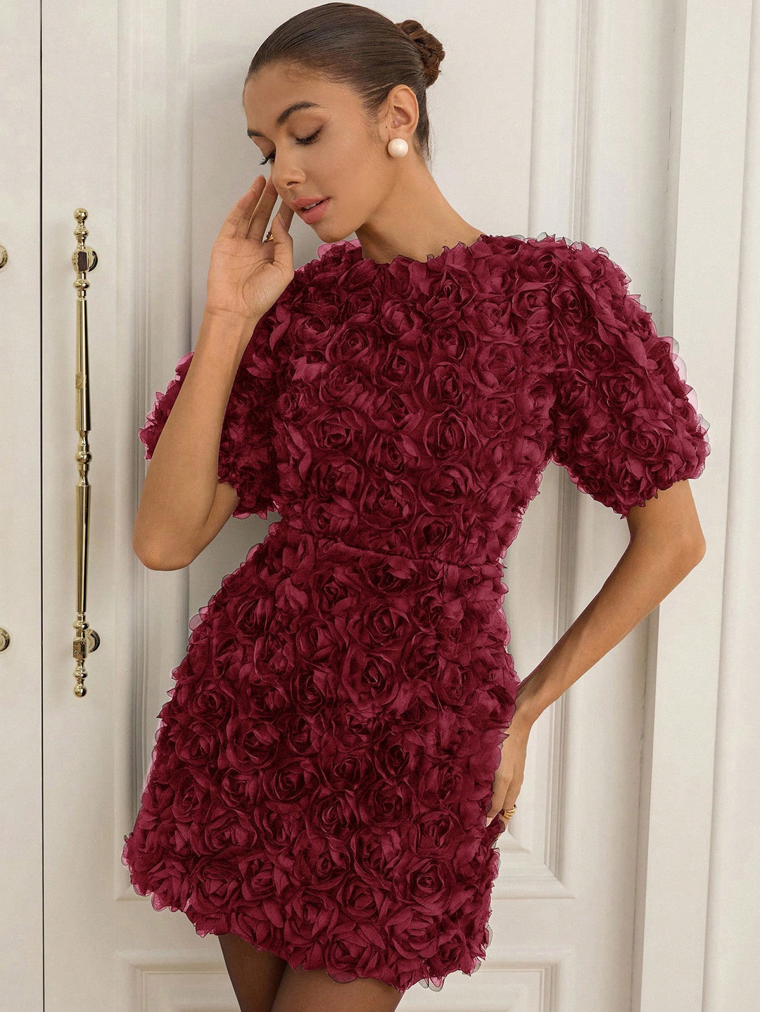 Rochie mini SHEIN, vișiniu