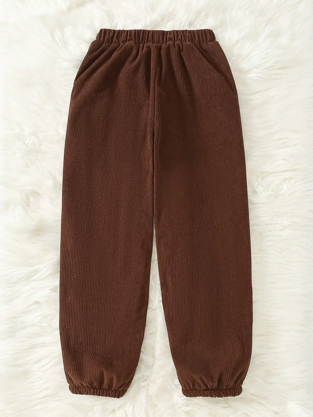 Pantaloni SHEIN, maro