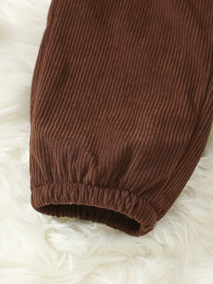 Pantaloni SHEIN, maro