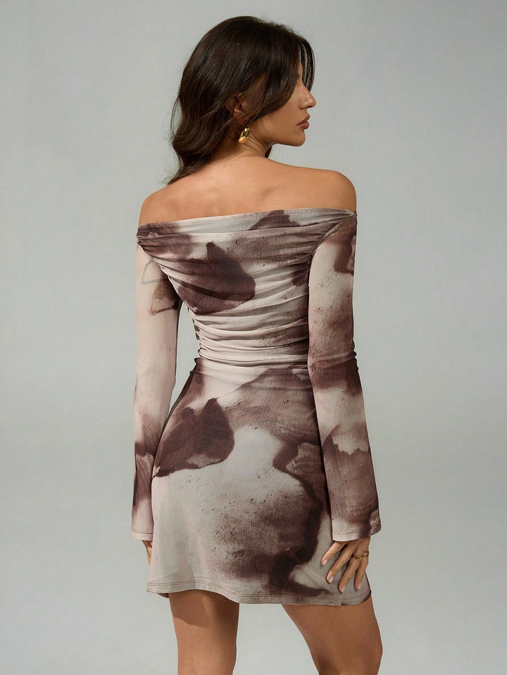 Rochie mini SHEIN, kaki