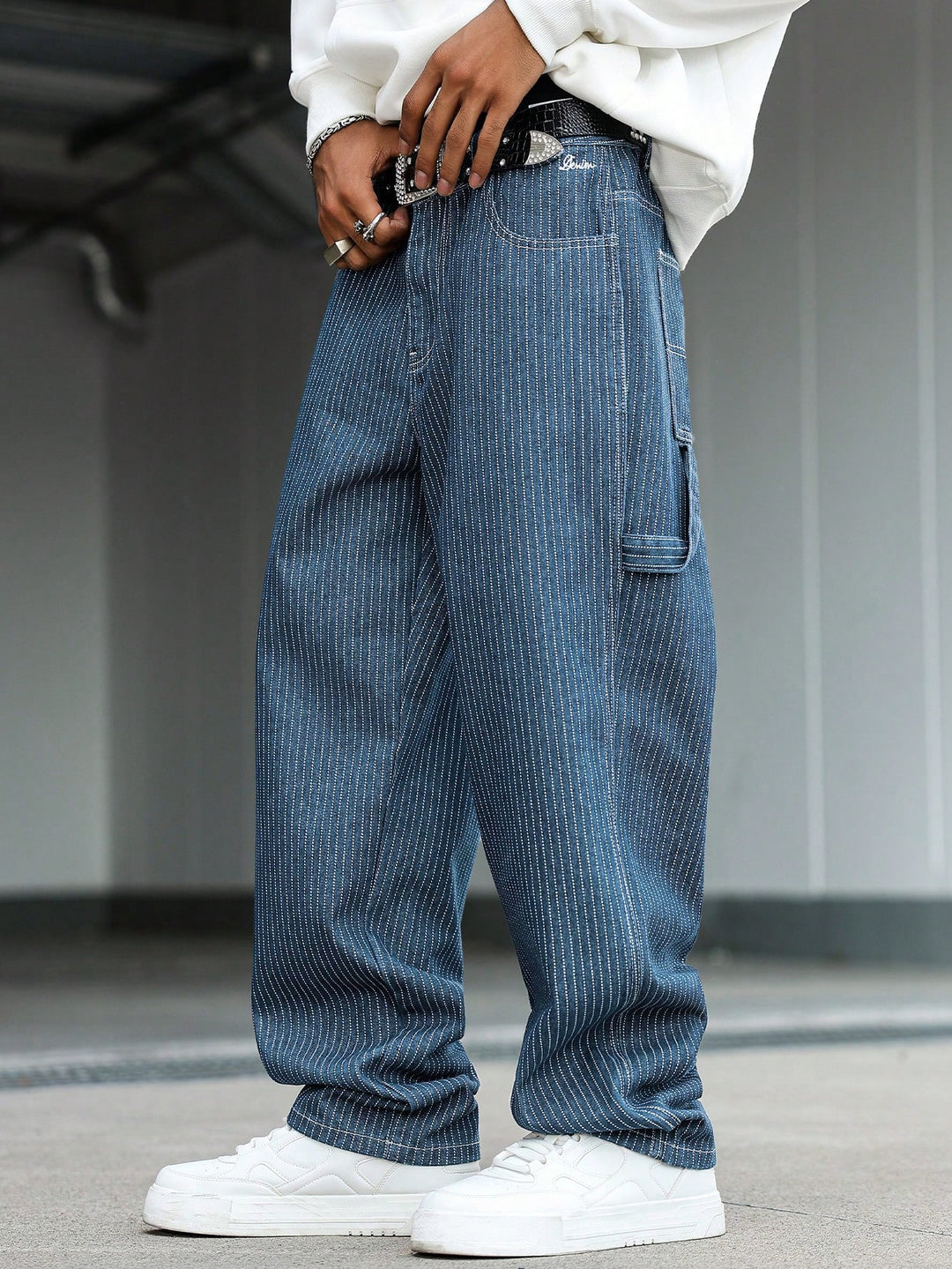 Jeans SHEIN, albastru