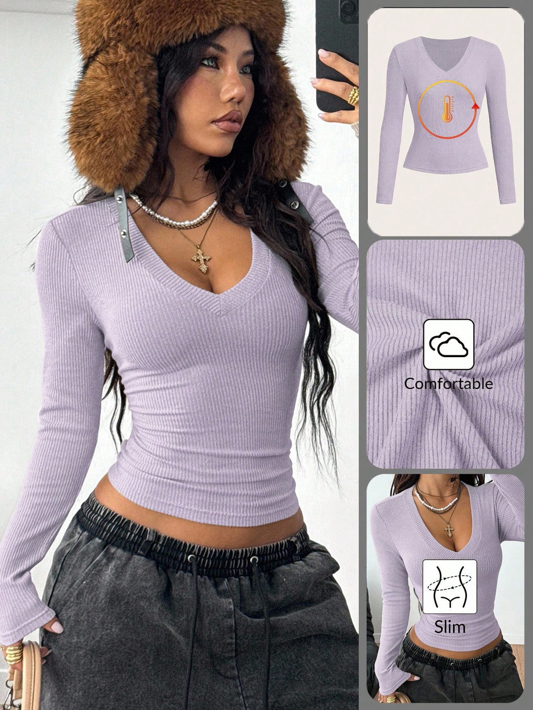 Tricou SHEIN, mov
