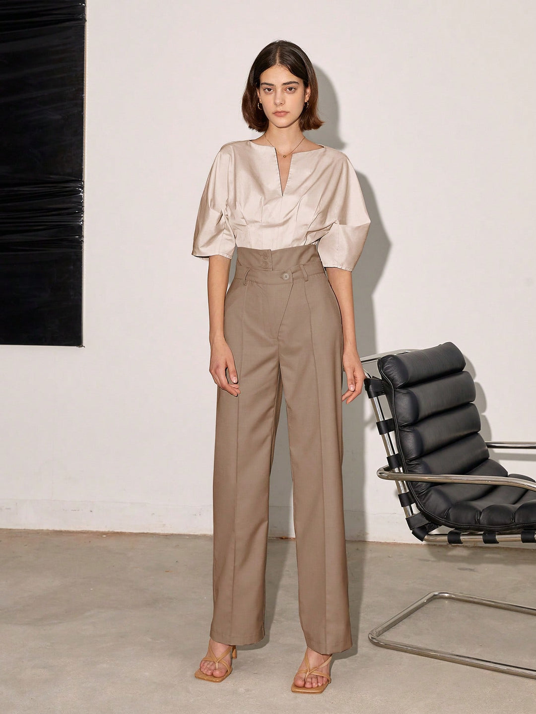 Pantalon SHEIN, kaki