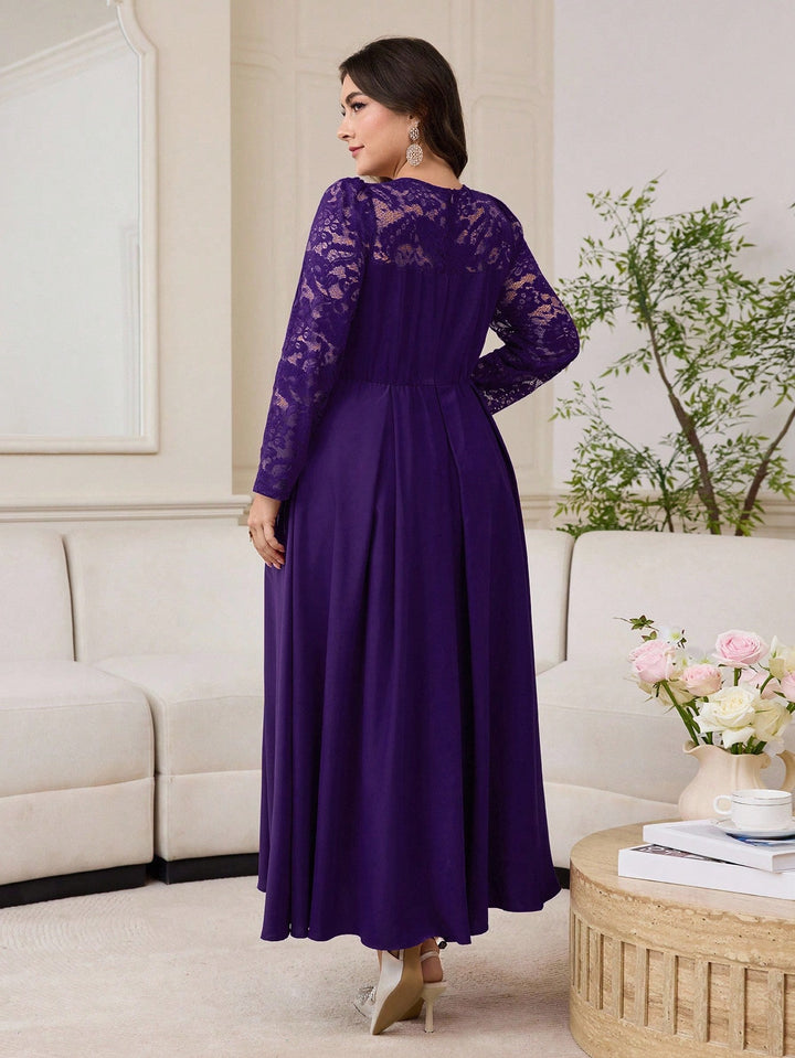 SHEIN maxi ruha, lila
