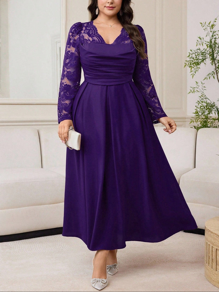 SHEIN maxi ruha, lila