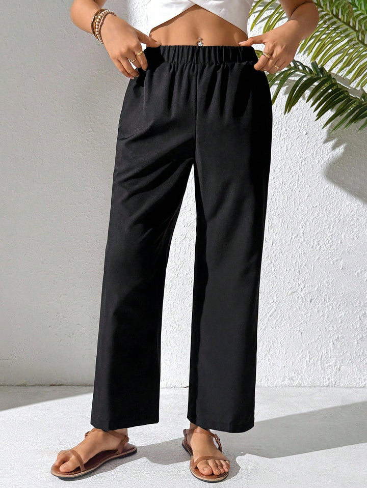 Pantaloni SHEIN, negru