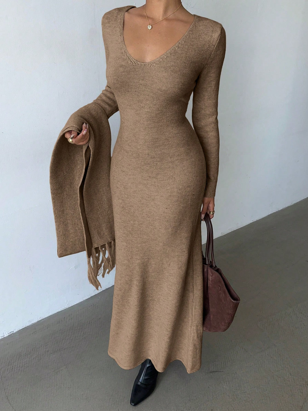 SHEIN ruha, khaki