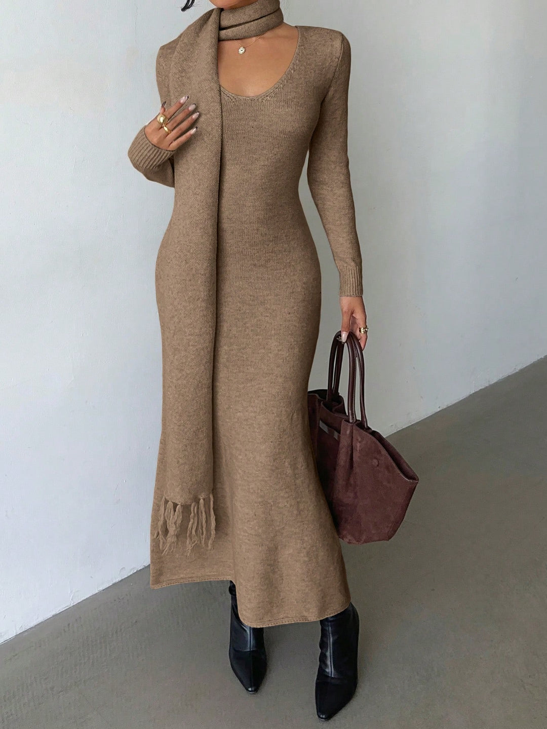 SHEIN ruha, khaki